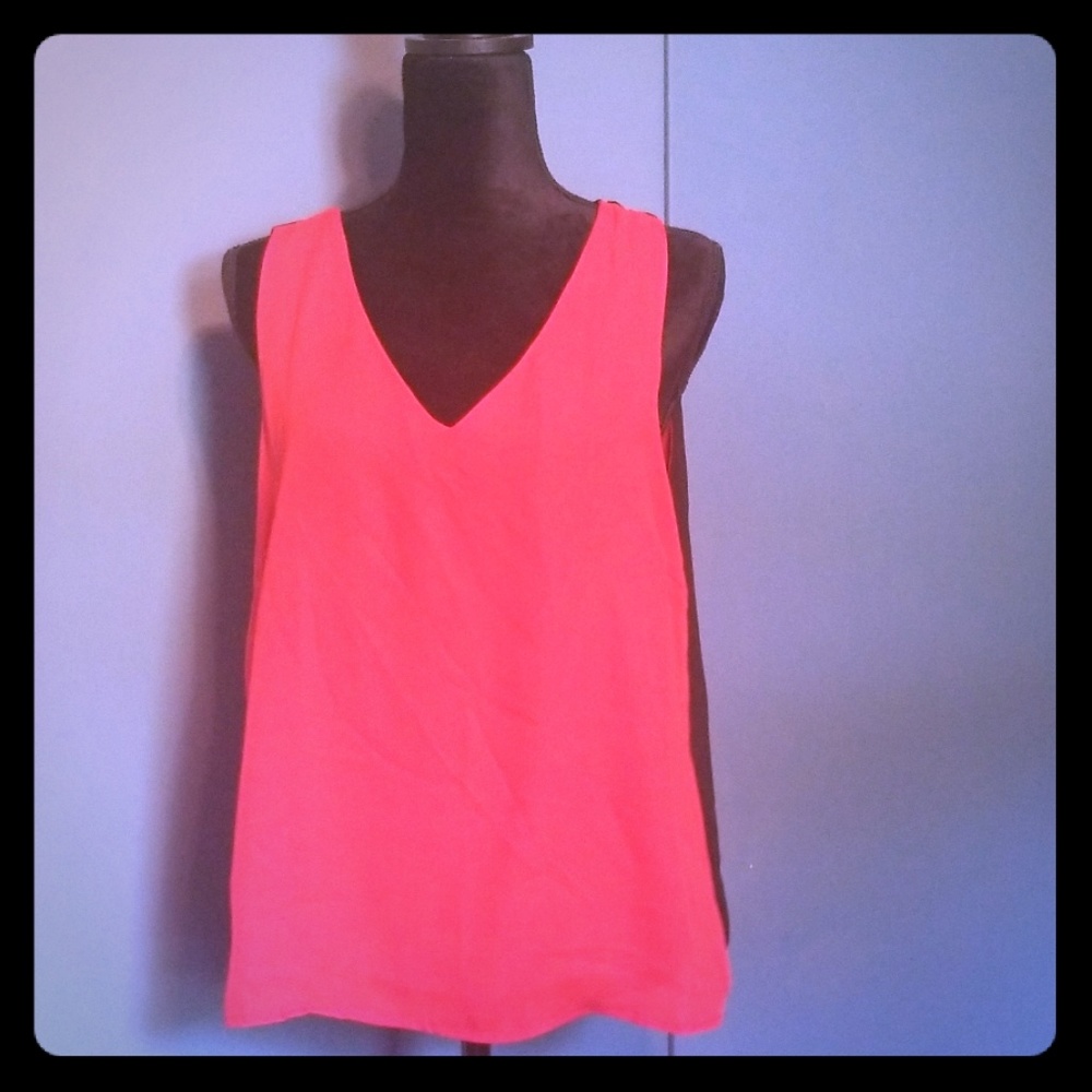 Red and black tank top